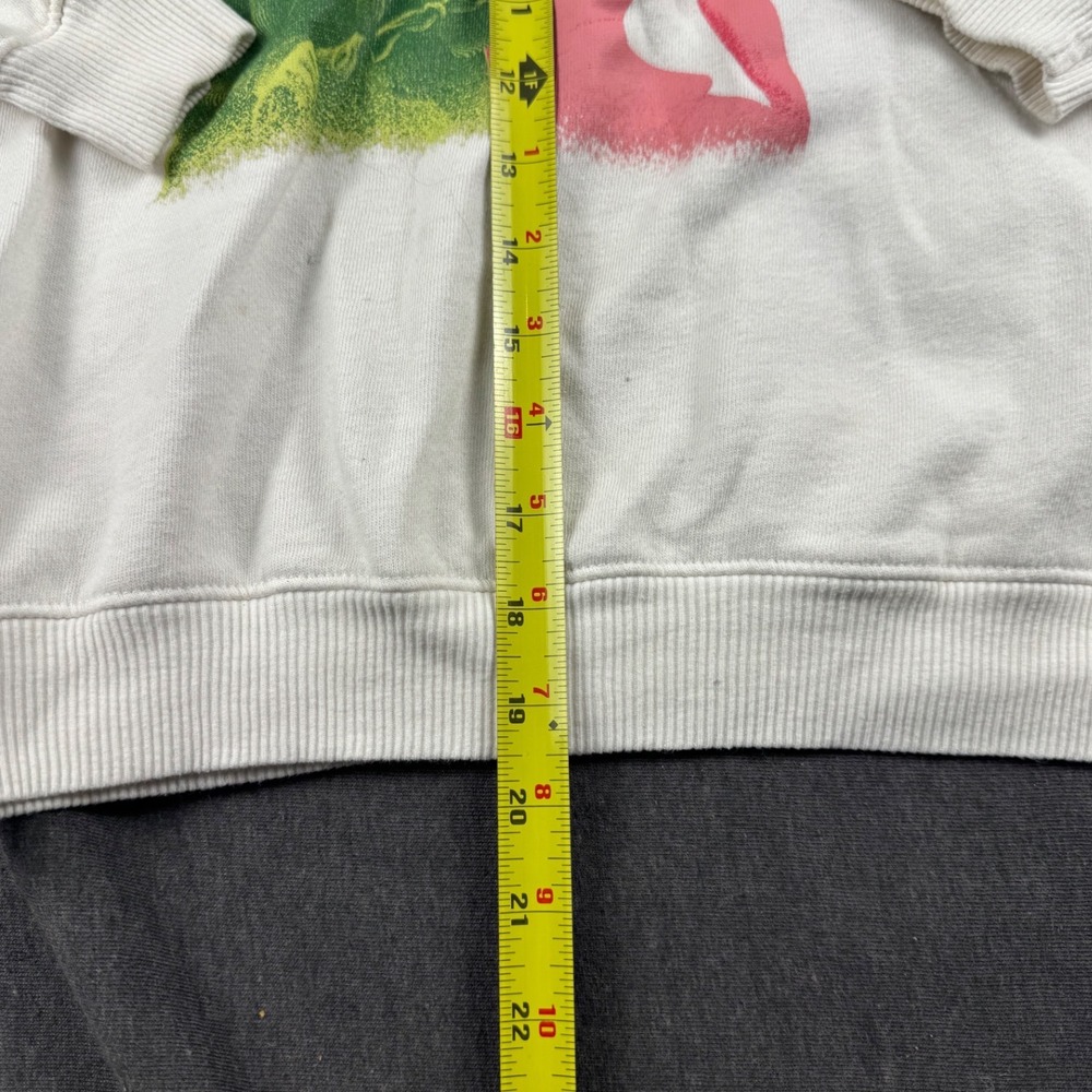 Wicked The Musical Hoodie Kids Large 10-12 White Elphaba Glinda Graphic Pullover - Picture 3 of 7